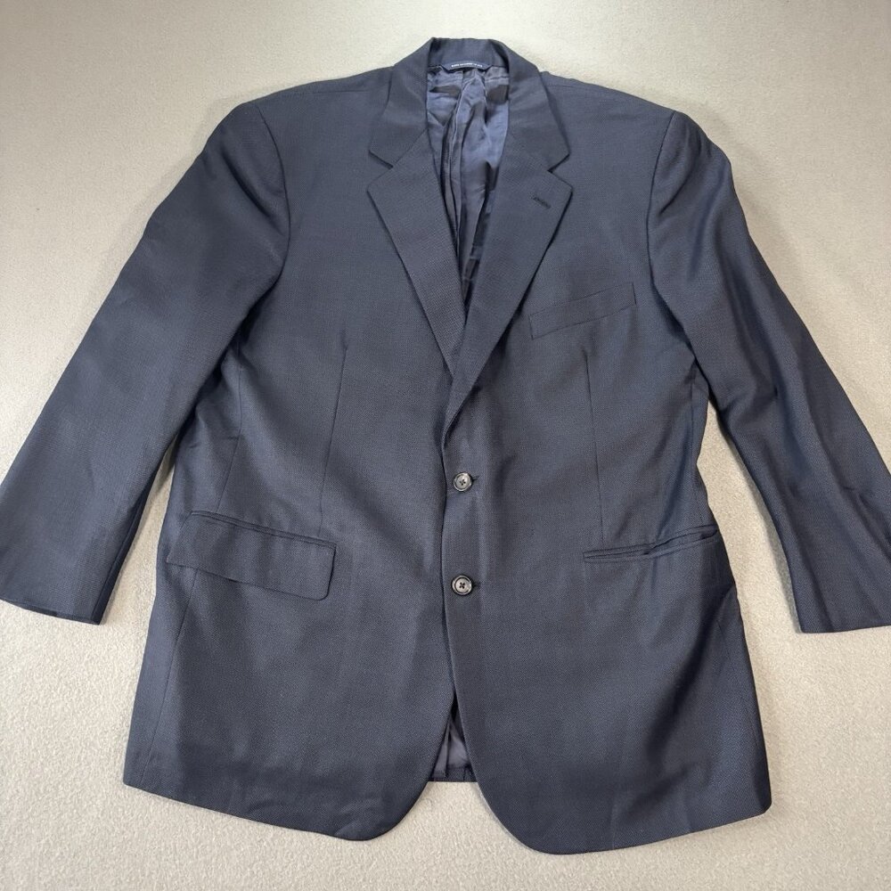 BROOKS BROTHERS Golden Fleece Wool Men Navy Blazer 43 Sport Coat Jacket USA Made